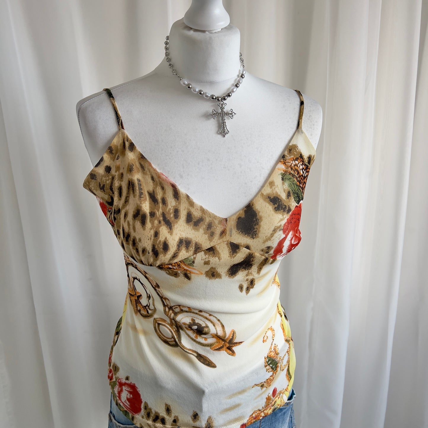 90s Leopard Cami - Size L