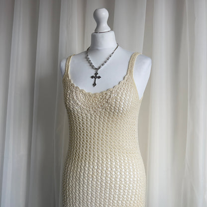 00s Crochet Mini Dress - Size S