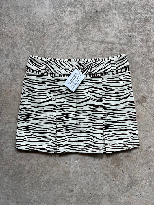 00s Animal Print Mini Skirt - Size M