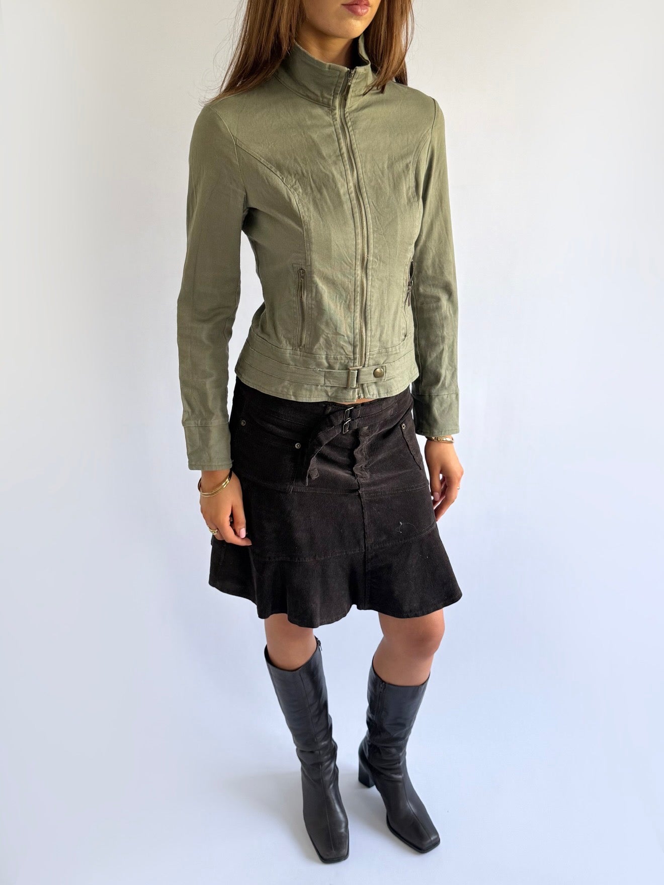 Cotton Zip Jacket - Size M