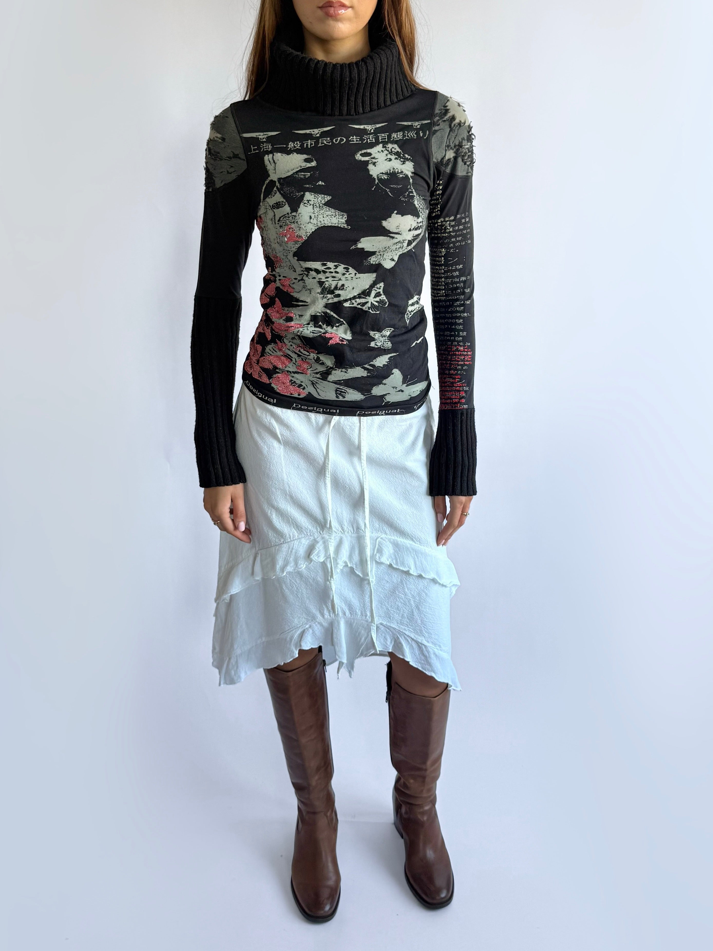 Desigual Long Sleeve Top - Size M