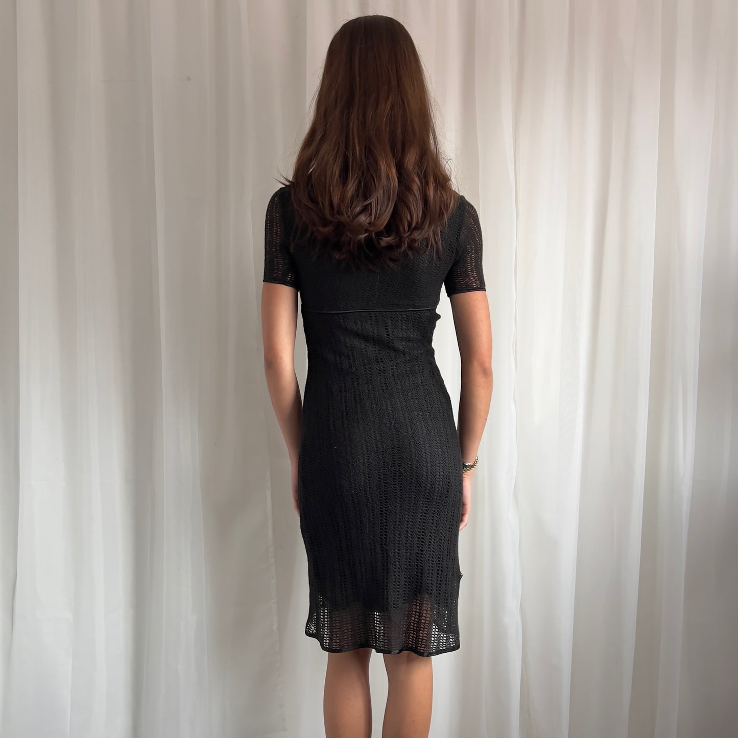 90s Knitted Midi Dress - Size XS