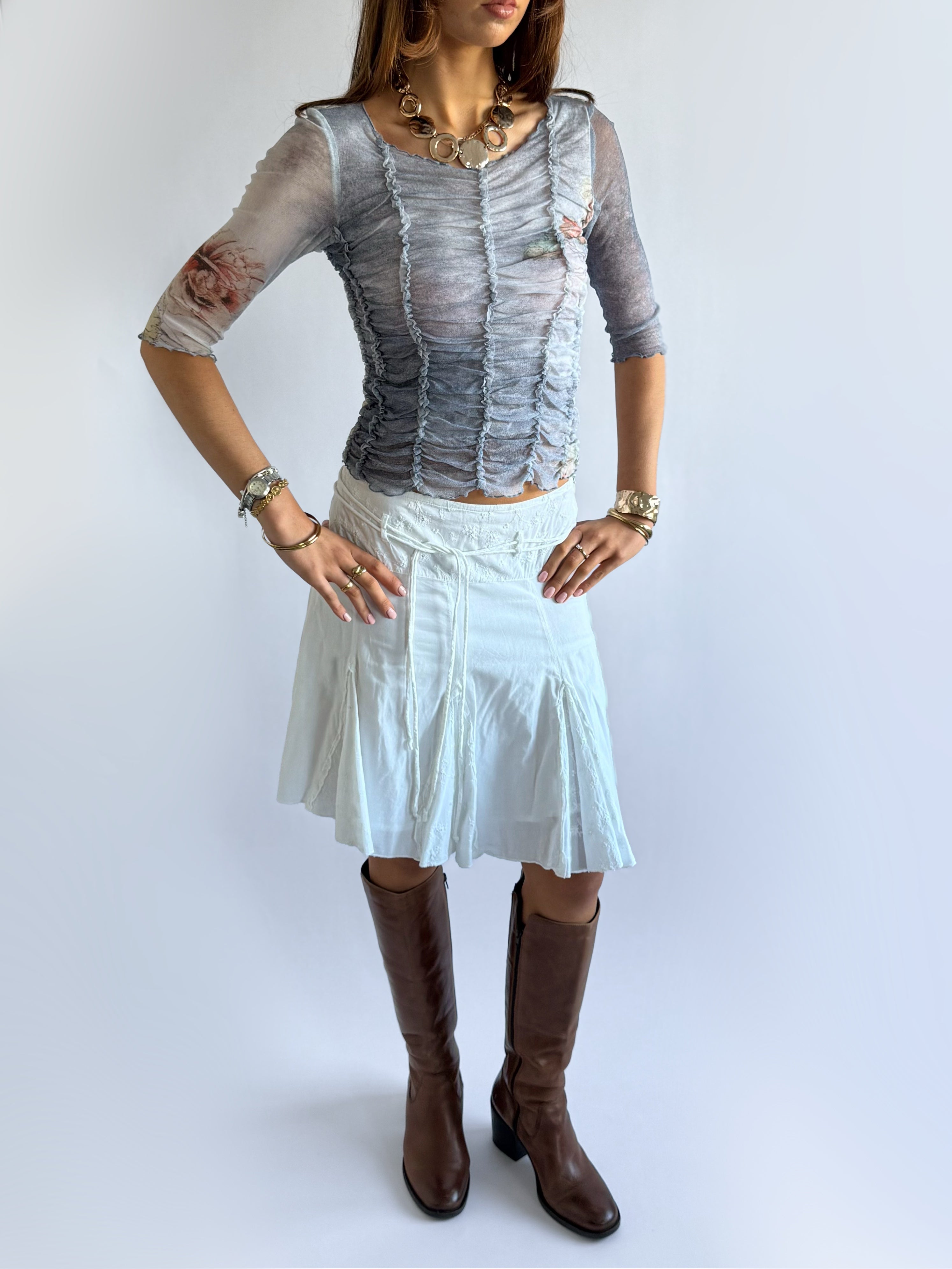 Mesh Crop Top - Size S