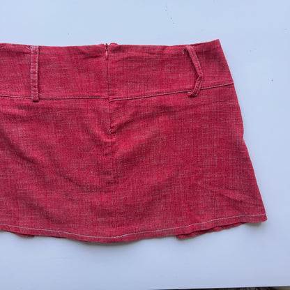 00s Pleated Mini Skirt - Size M