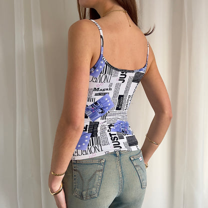 90s Graphic Cami Top - Size S