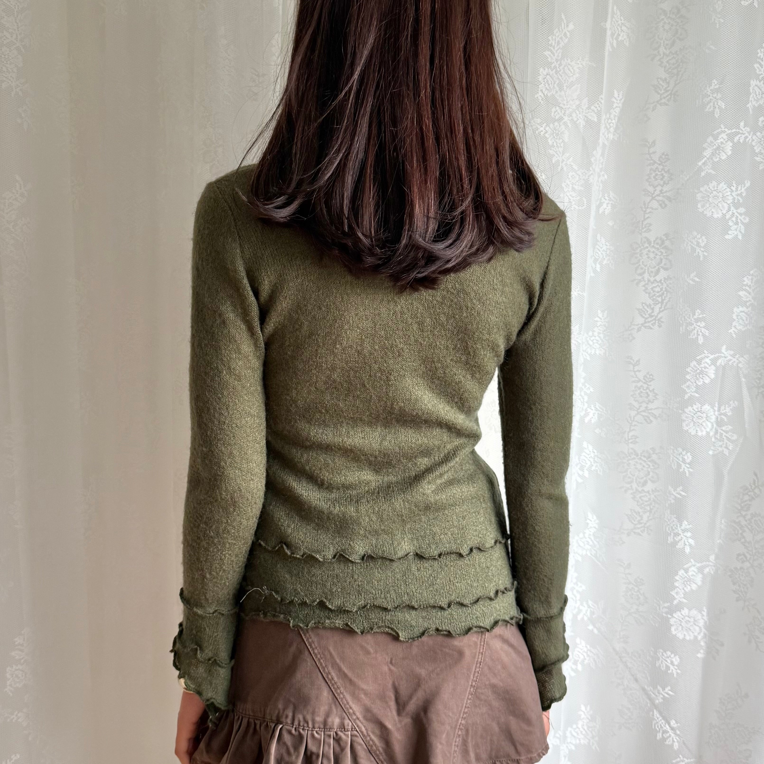 Asymmetric Knit Jumper - Size S