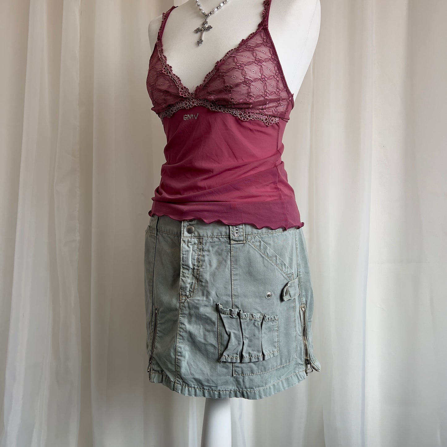 00s Cargo Mini Skirt - Size L