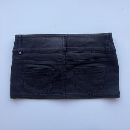 00s Denim Micro Mini Skirt - Size S