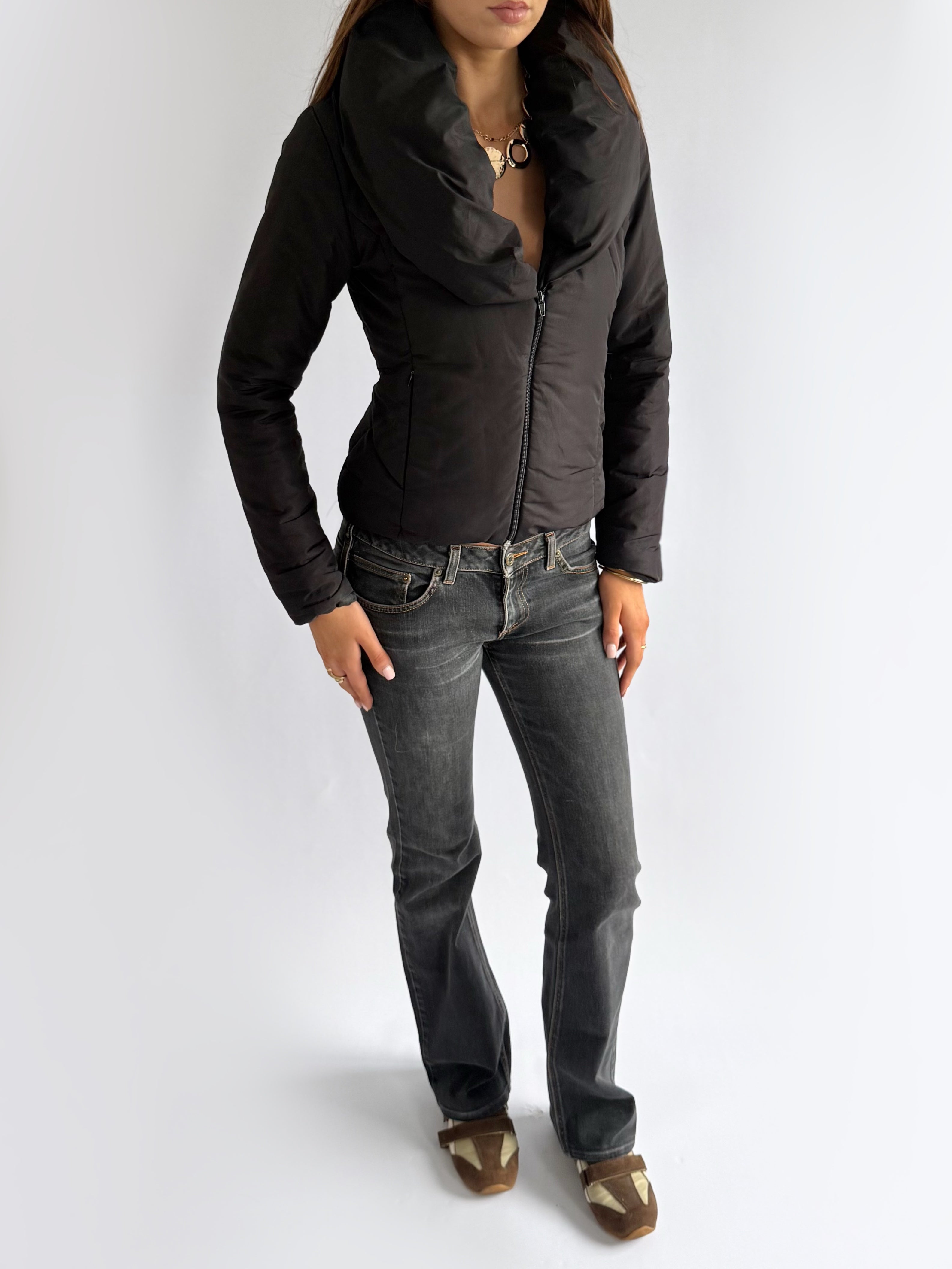 Puffer Zip Jacket - Size M