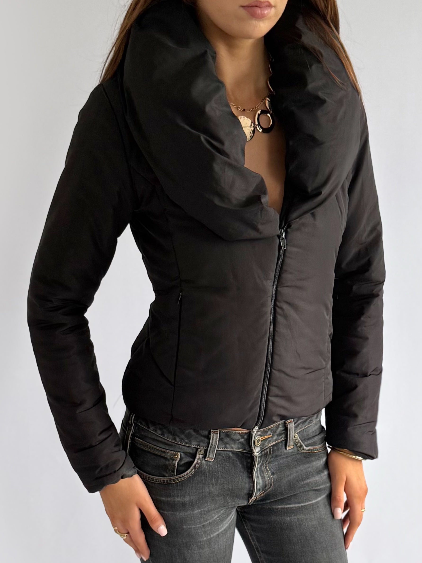 Puffer Zip Jacket - Size M