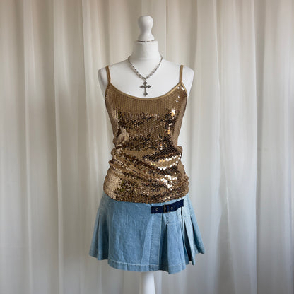 00s Sequin Cami - Size M