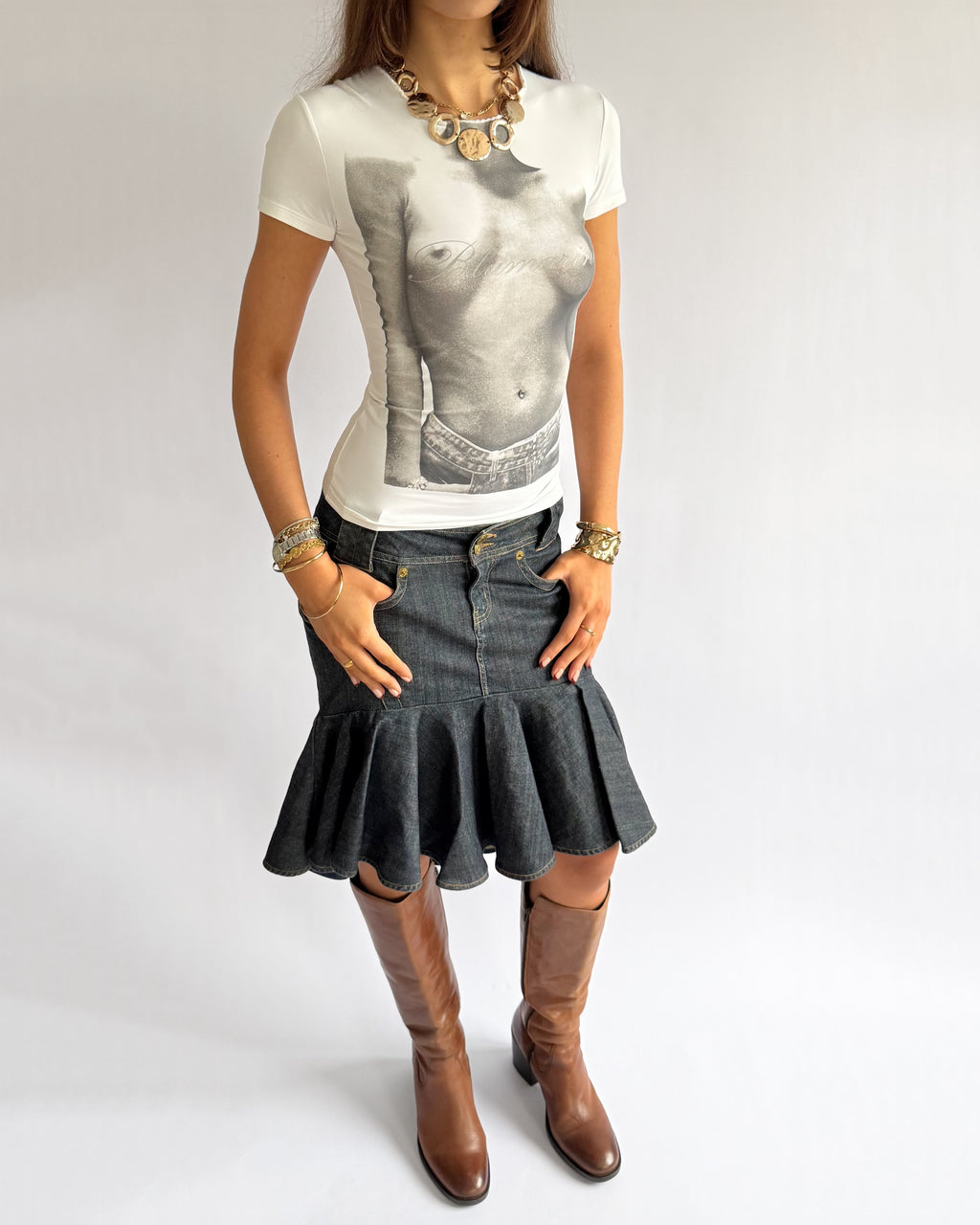 Blumarine Crop Top - Size M