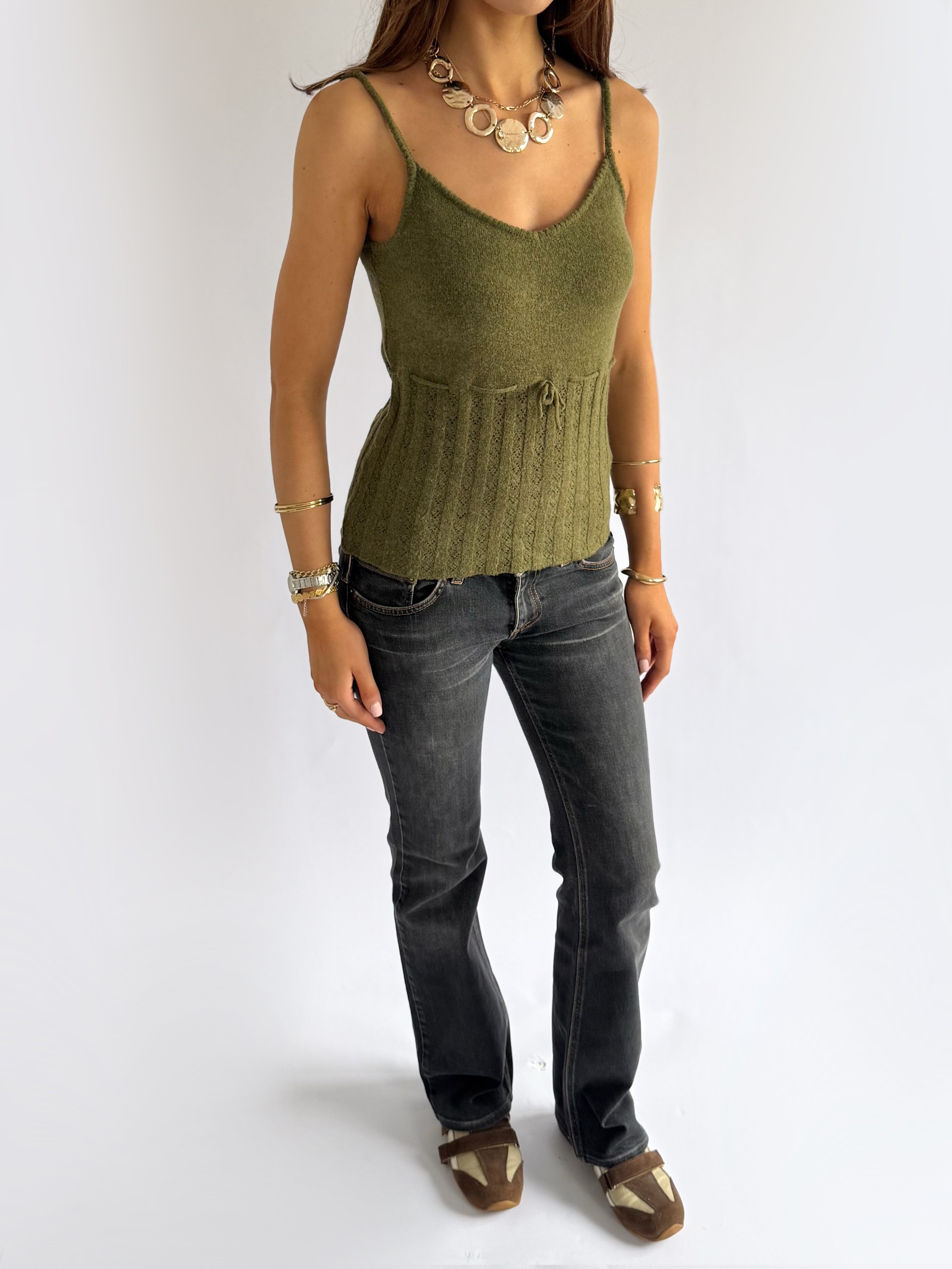 Wool Knit Cami - Size M