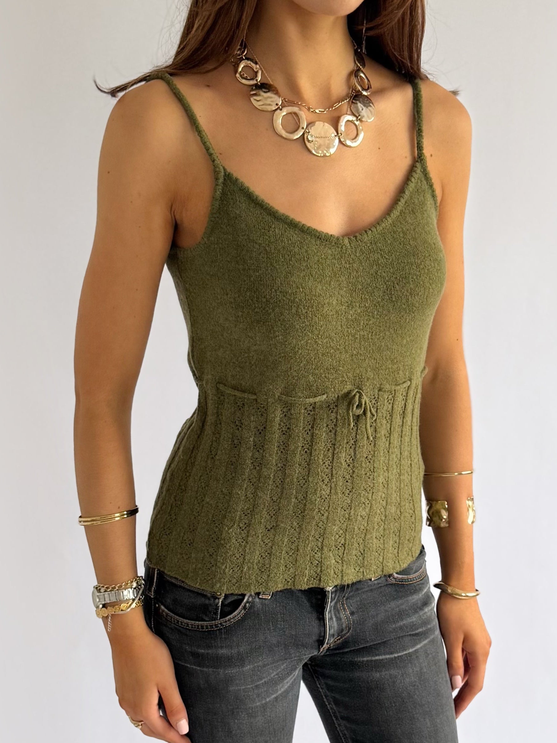 Wool Knit Cami - Size M