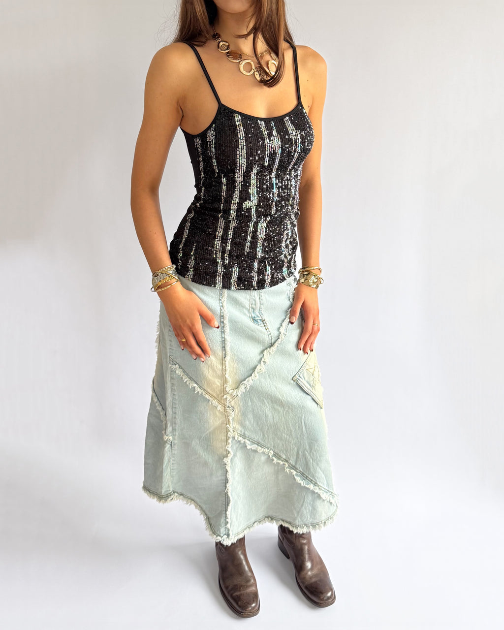 Sequin Cami - Size S