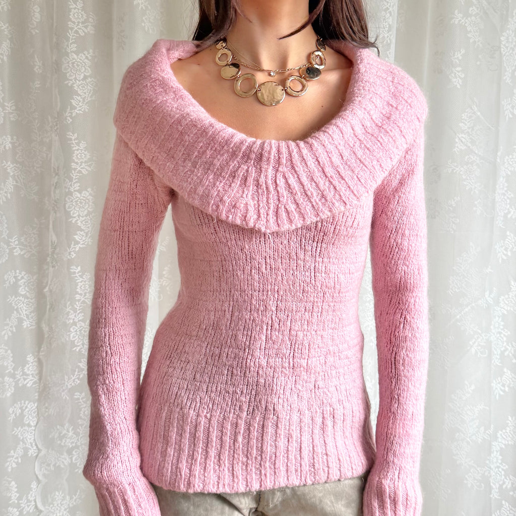 Mohair Knit Jumper - Size M