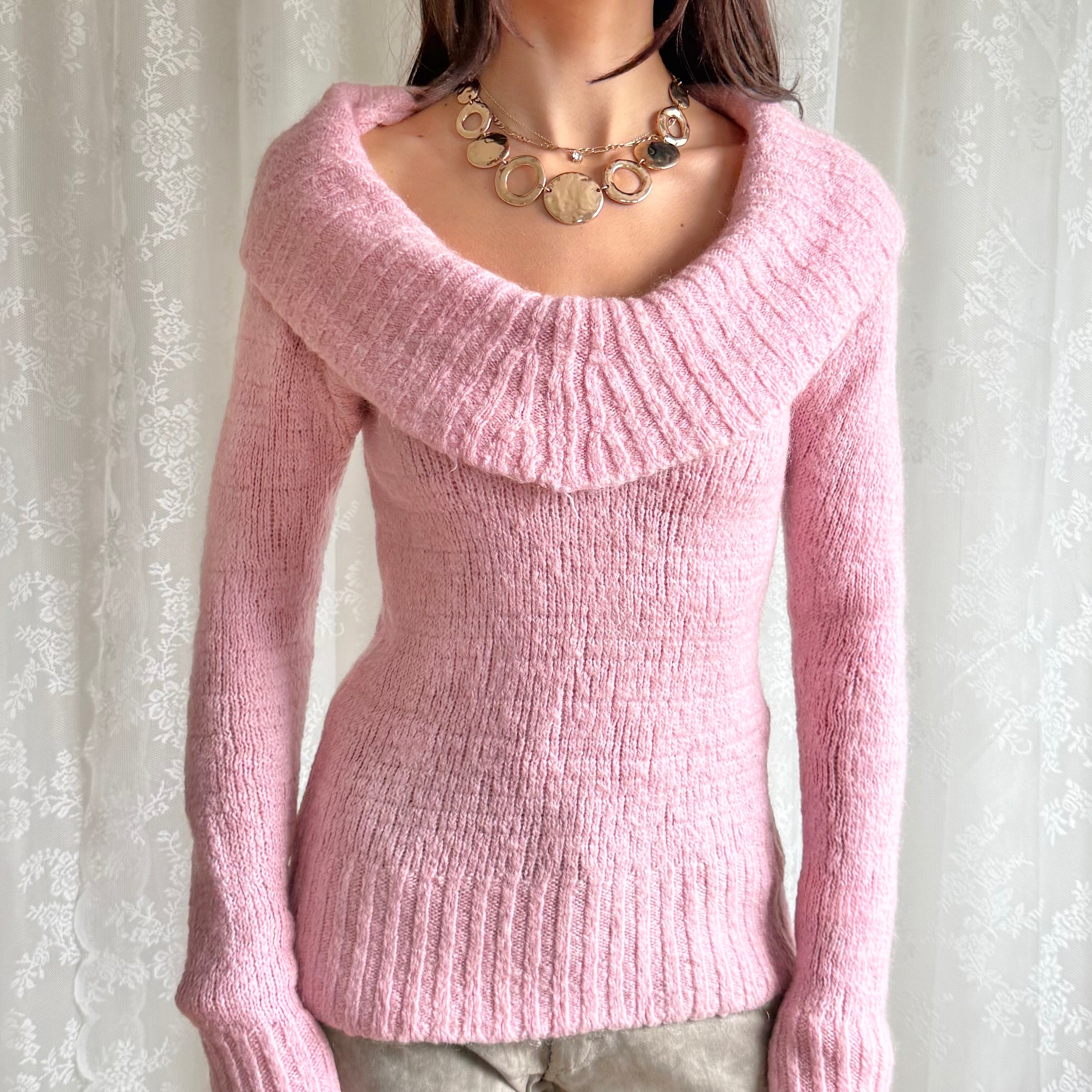 Mohair Knit Jumper - Size M