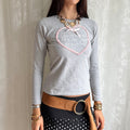 Bow Love Letter Top - Size S