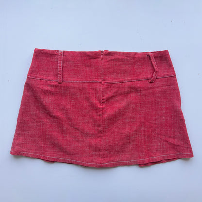 00s Pleated Mini Skirt - Size M