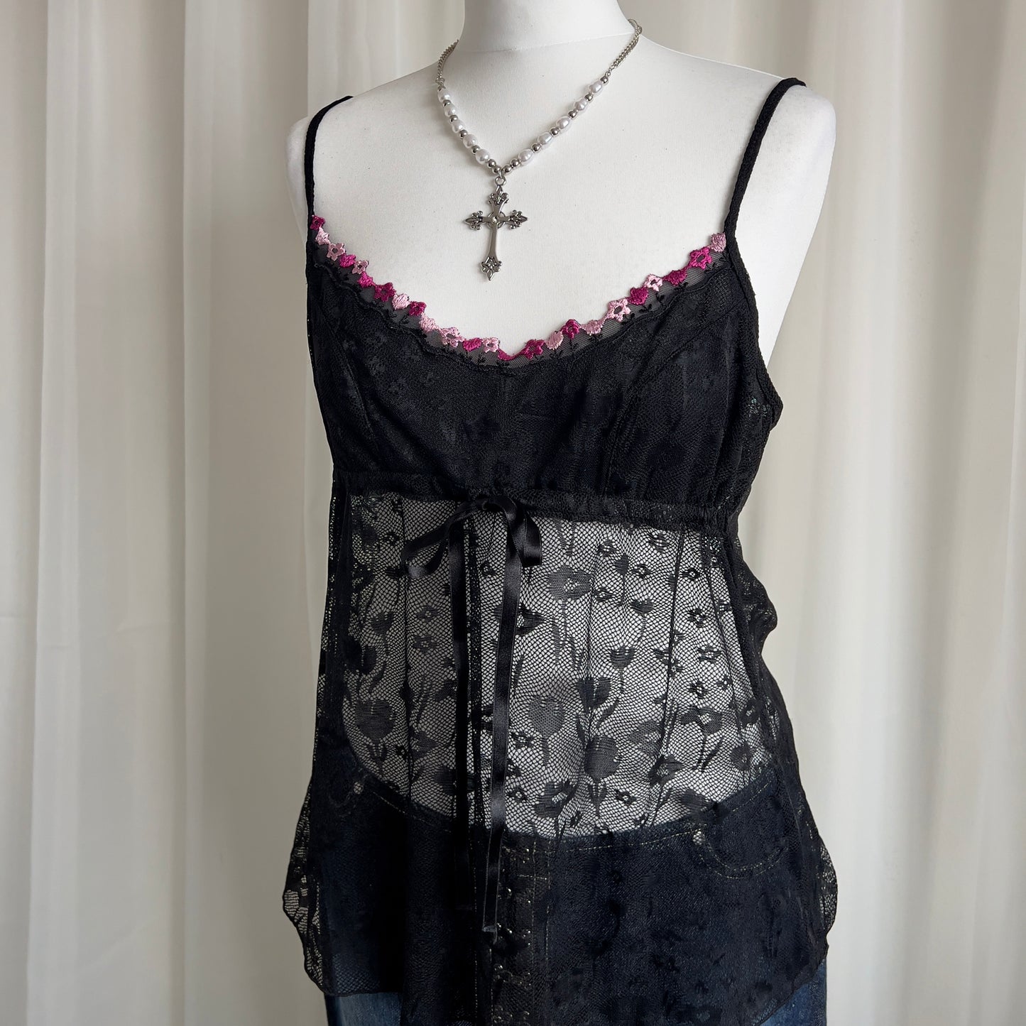 90s Intimissimi Lace Cami - Size L