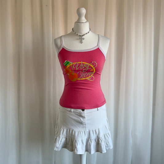 00s Cherry Cami Top - Size S