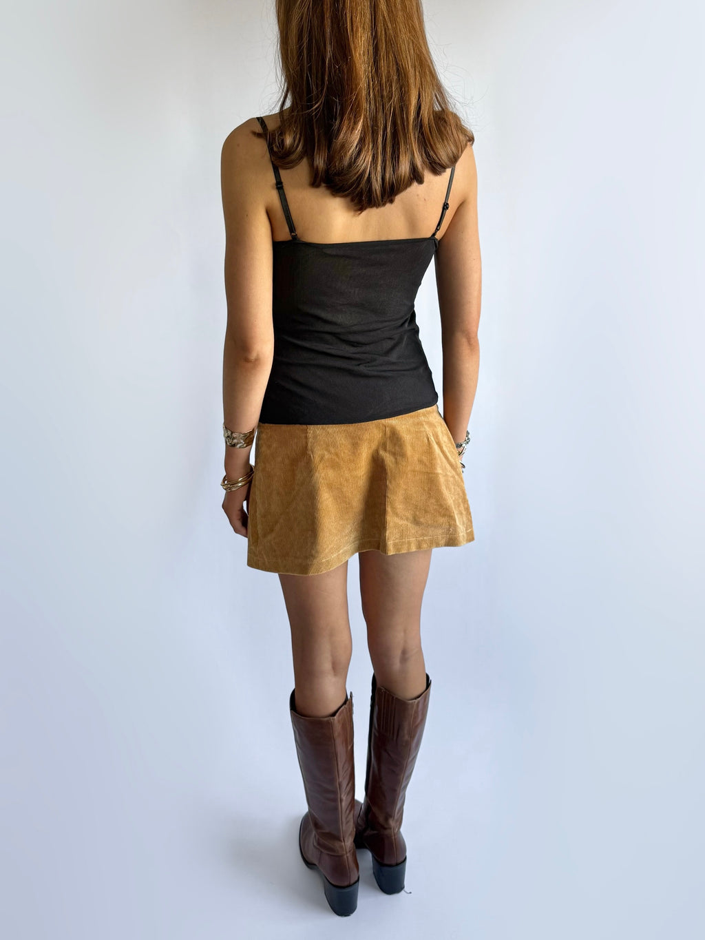 Gingham Mesh Cami - Size M