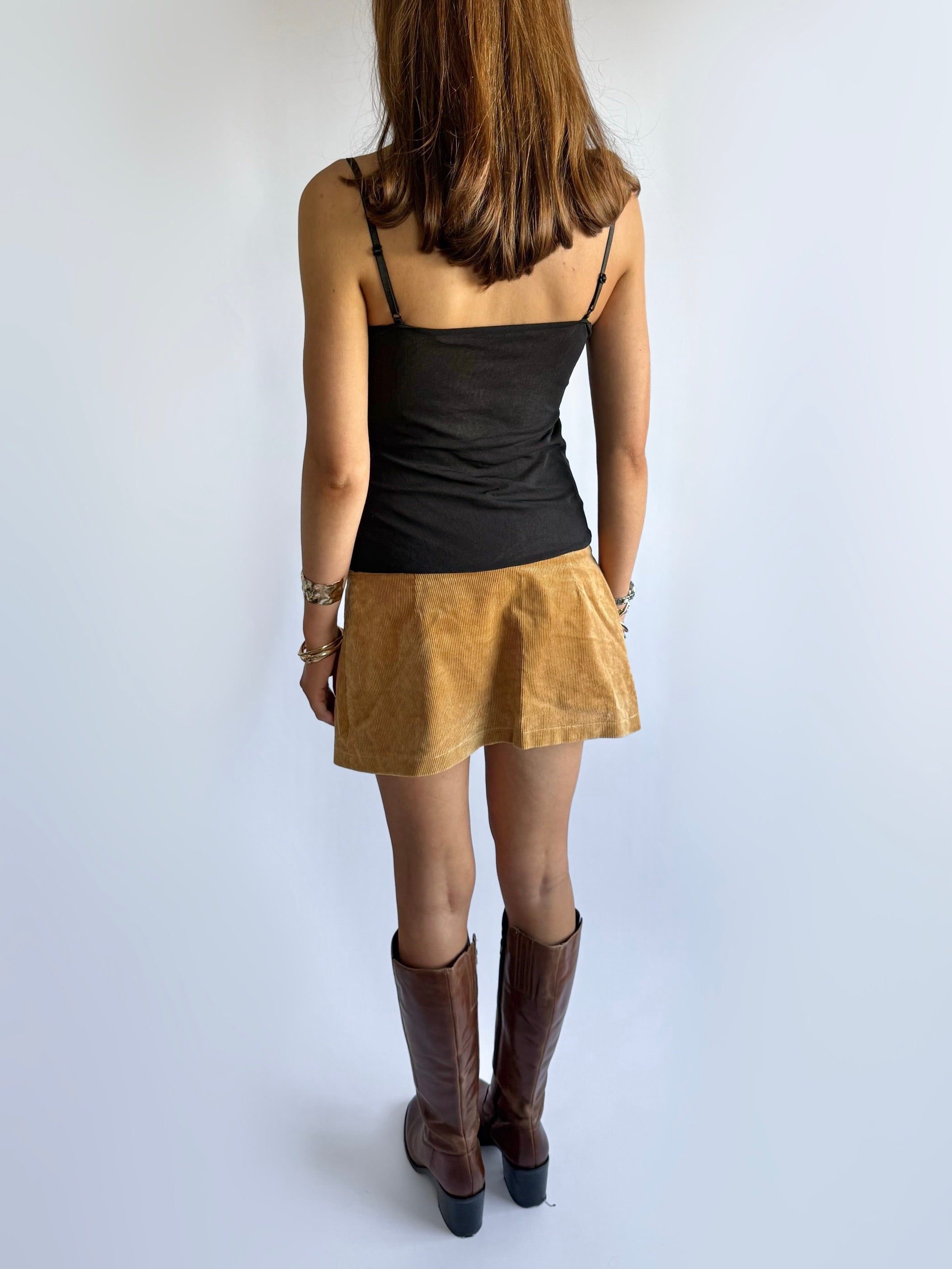 Gingham Mesh Cami - Size M