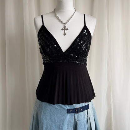 00s Sequin Cami - Size M