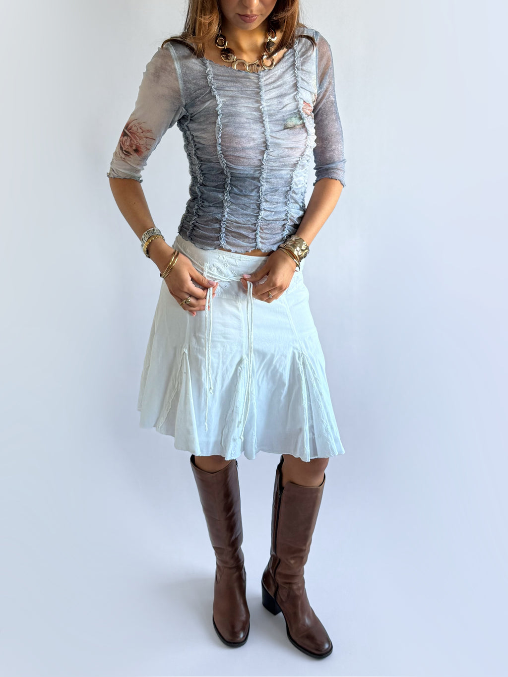 Mesh Crop Top - Size S