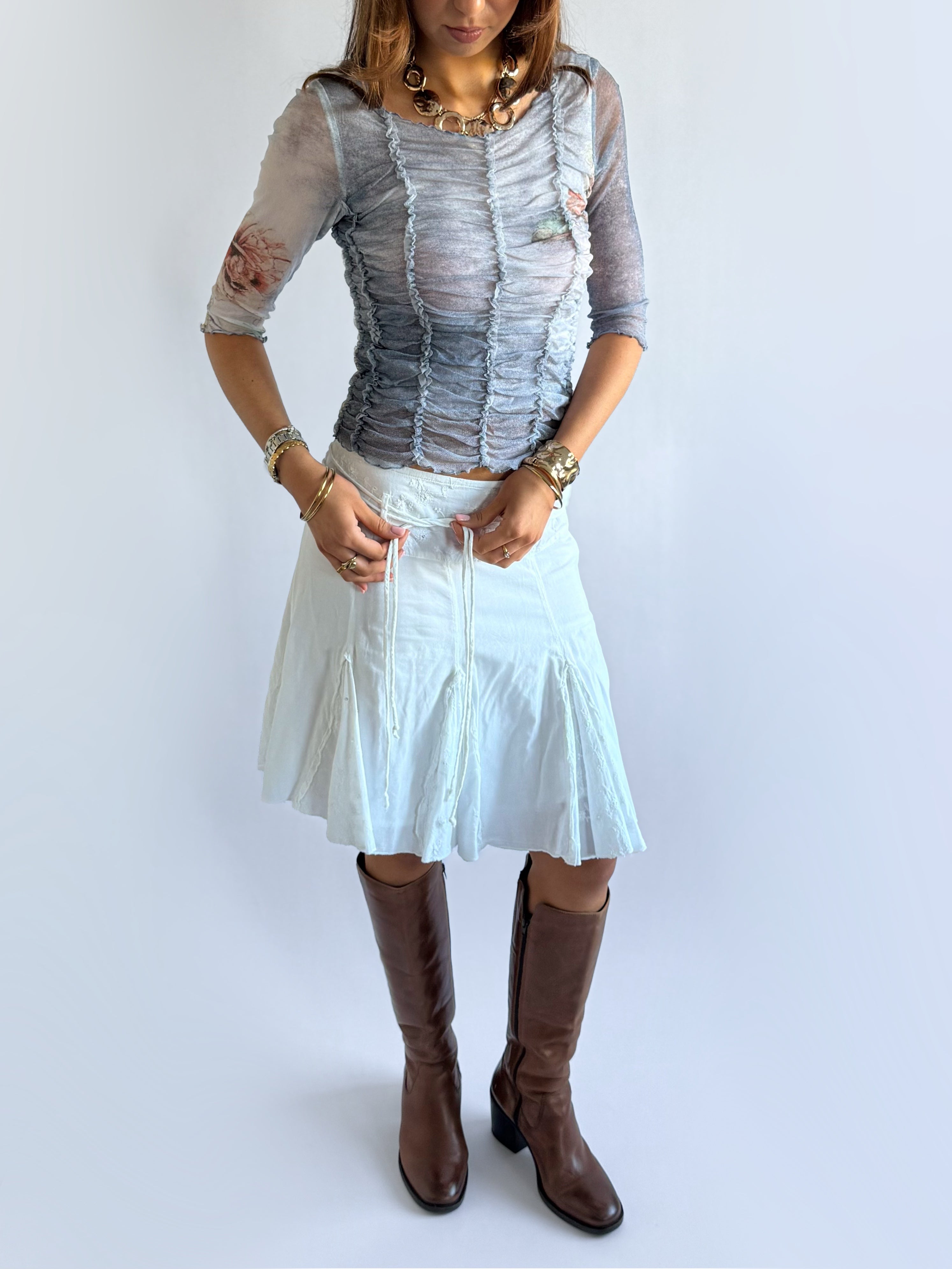 Mesh Crop Top - Size S