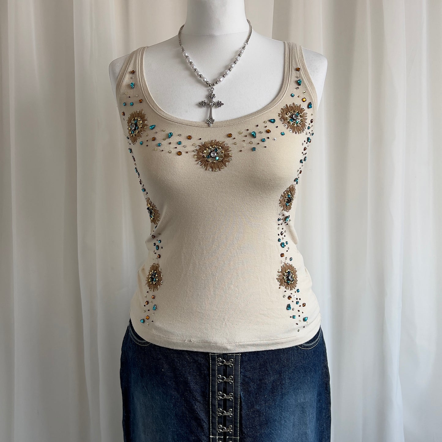 00s Beaded Cami - Size S