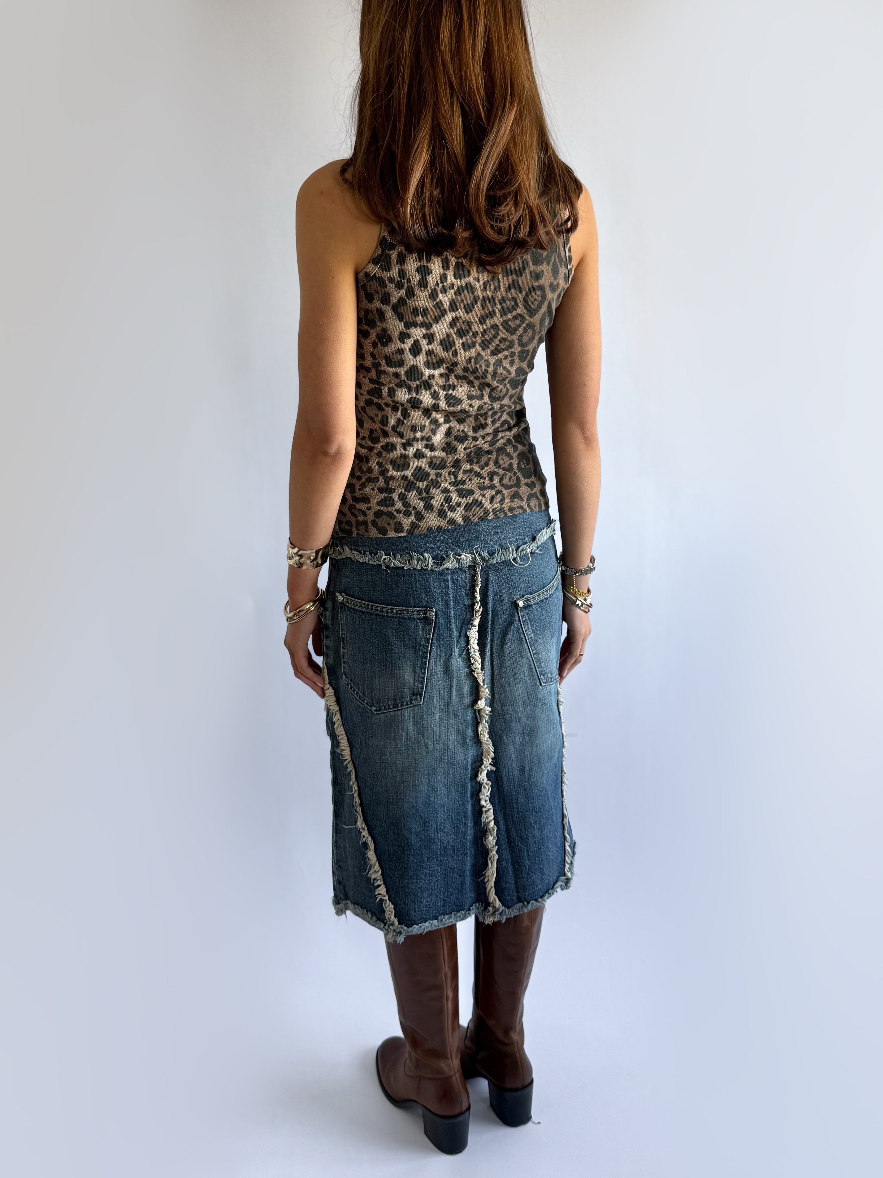 Leopard Studded Cami - Size S