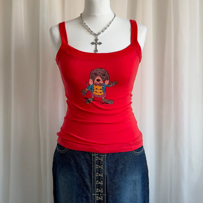 00s Graphic Cami Top - Size S