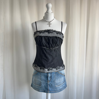 90s Mesh Lace Cami - Size S