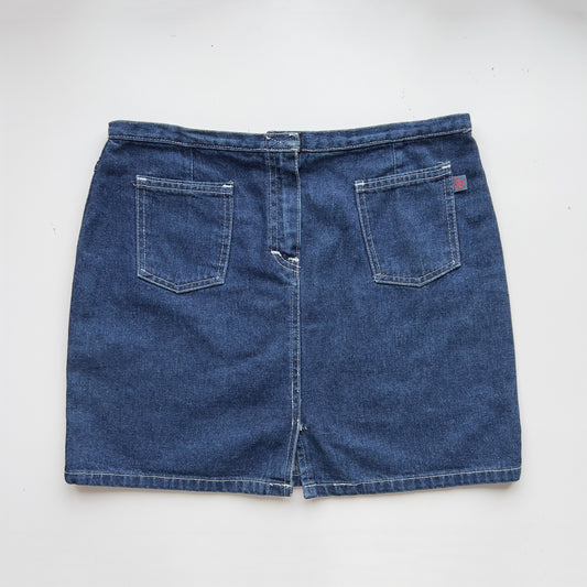 00s Denim Mini Skirt - Size M