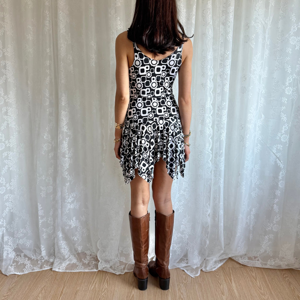 Asymmetric Mini Dress - Size S