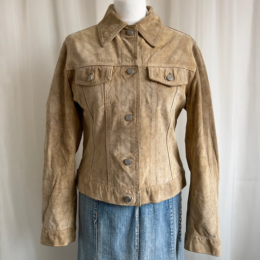 90s Genuine Suede Jacket - Size M