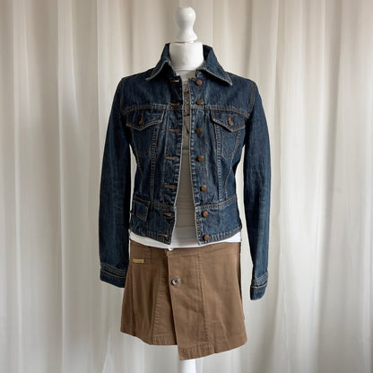 90s Denim Button Up Jacket - Size S