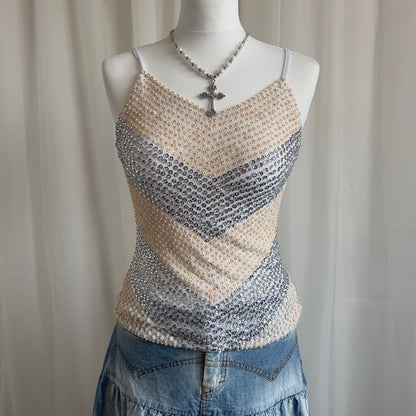 00s Sequin Cami - Size M