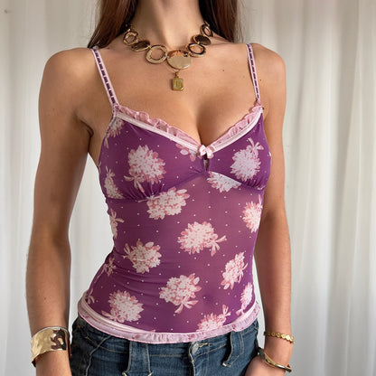 90s Yamamay Mesh Cami Top - Size XS