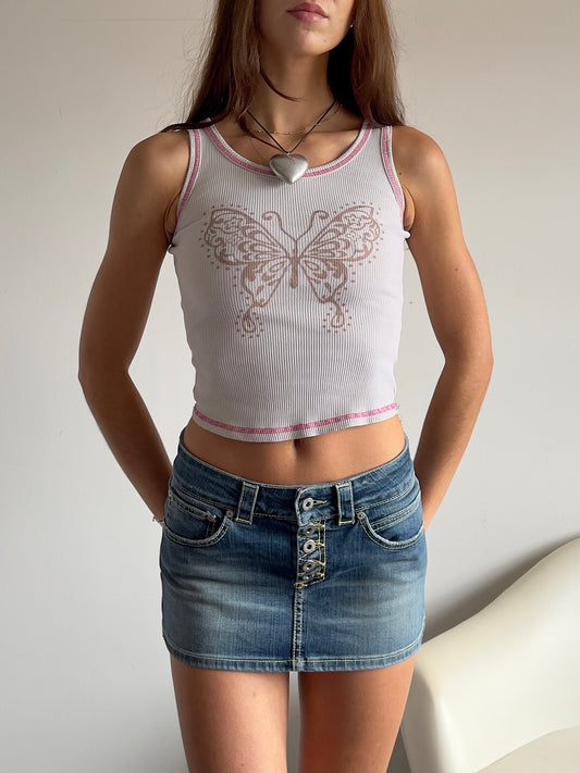 00s Butterfly Cami Top - Size XS