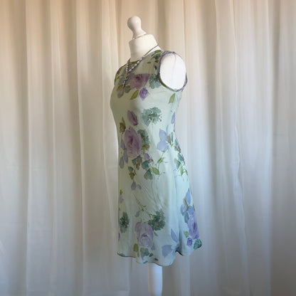 00s Floral Mini Dress - Size S