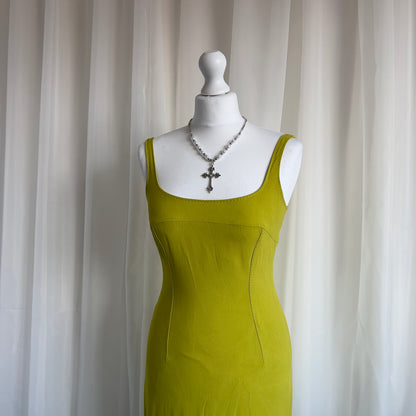 90s Green Mini Dress - Size S