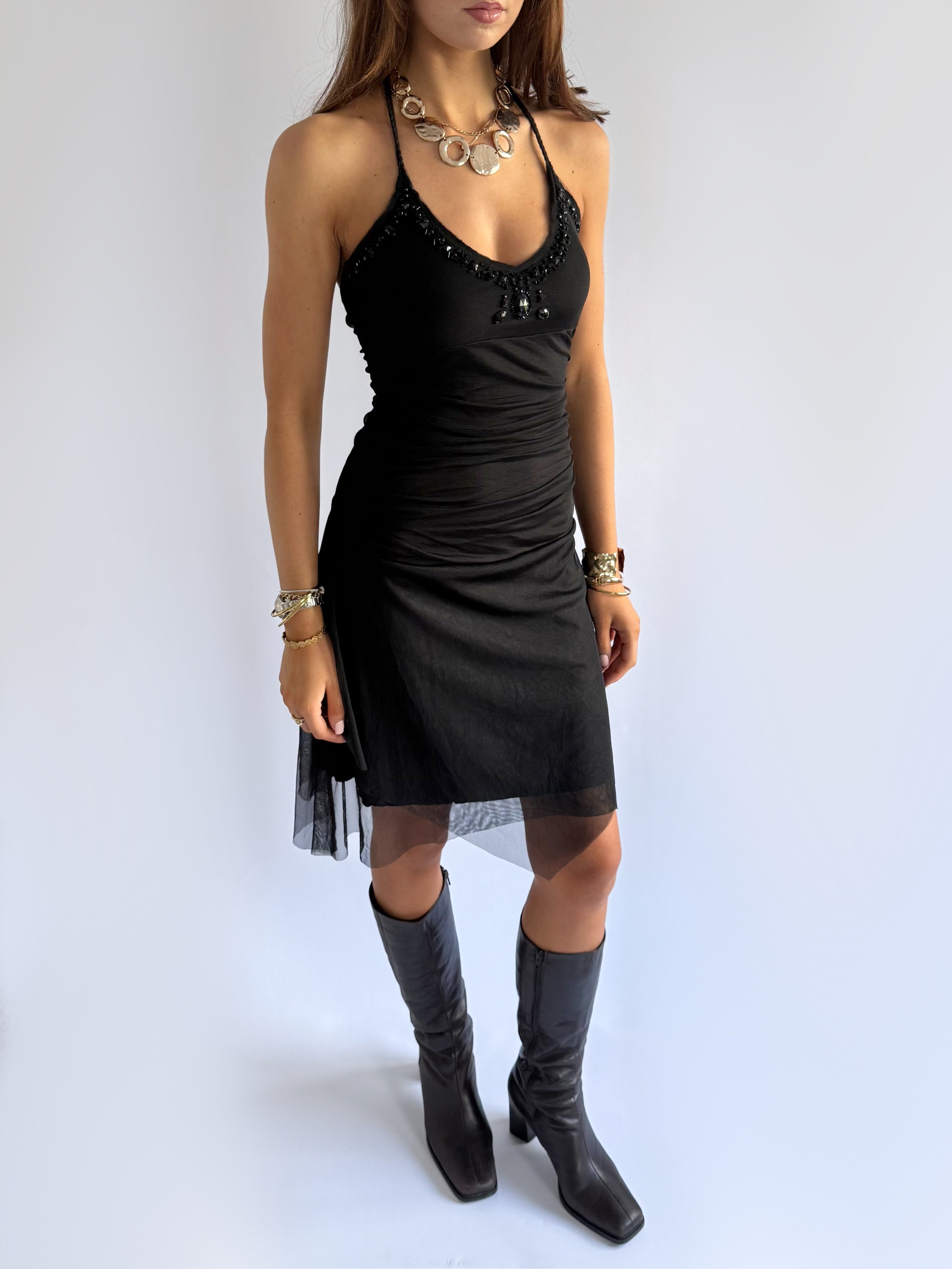 Asymmetric Mini Dress - Size S