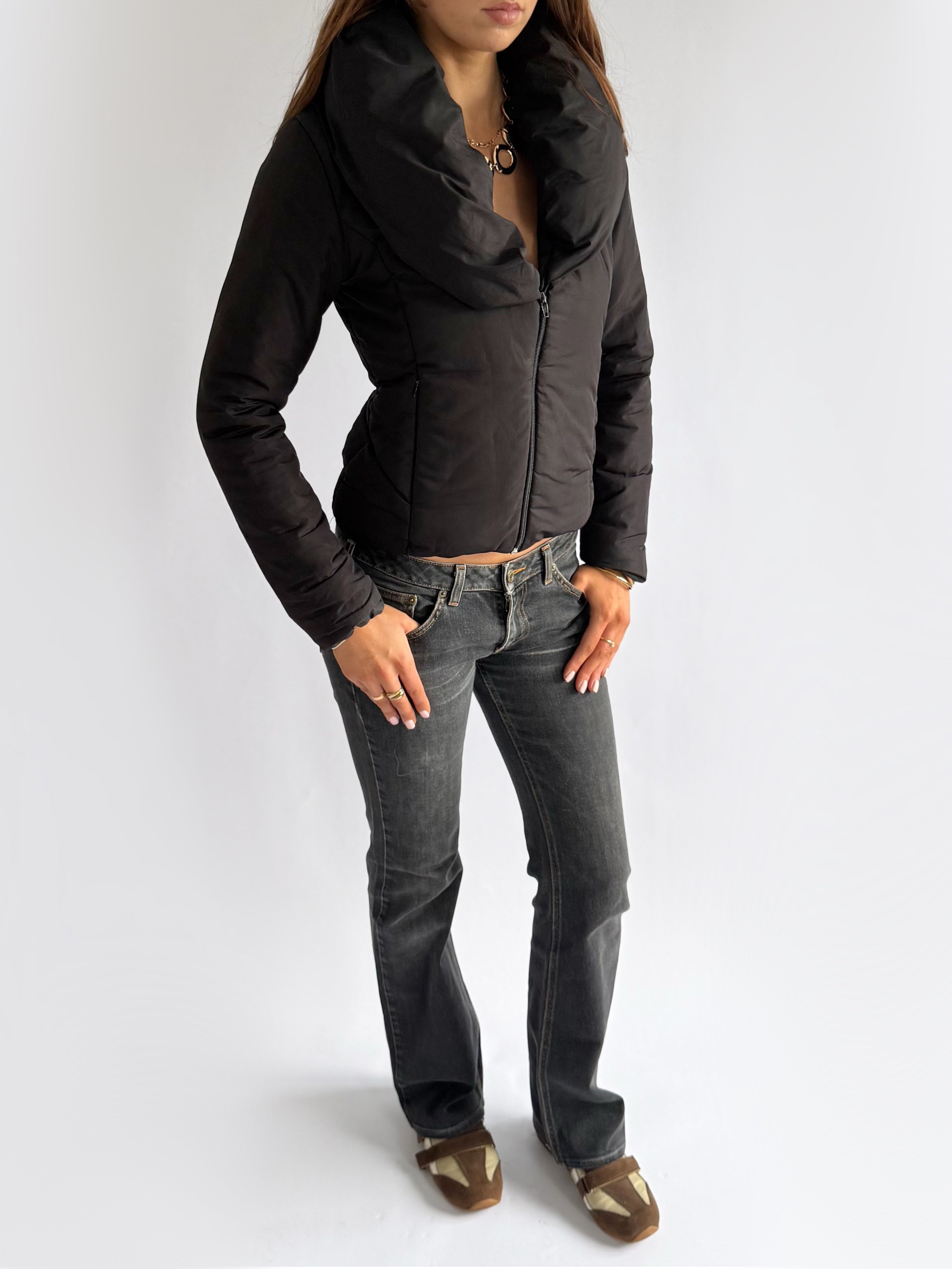 Puffer Zip Jacket - Size M