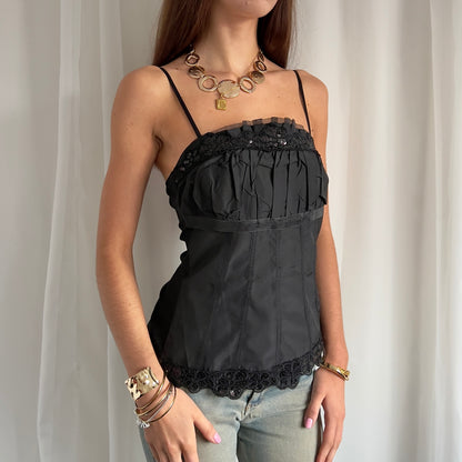 90s Mesh Lace Cami - Size L