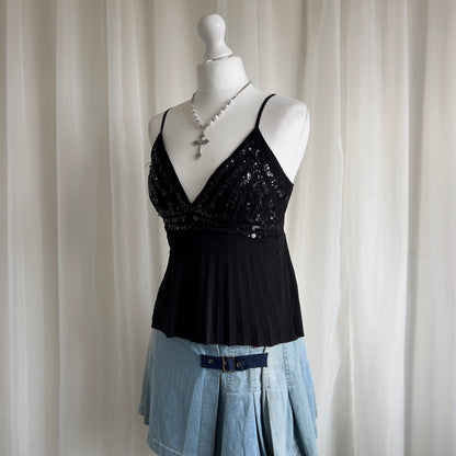 00s Sequin Cami - Size M