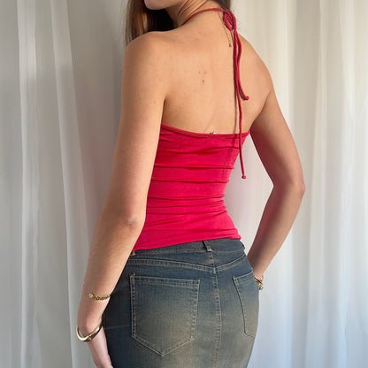 90s Morgan de Toi Halter Top - Size S