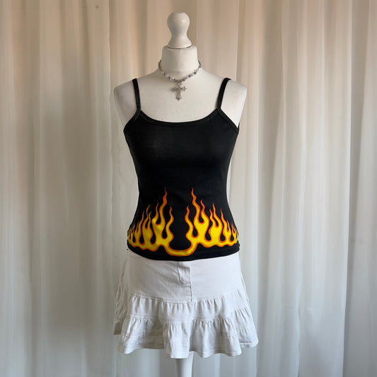 00s Flame Cami Top - Size XS