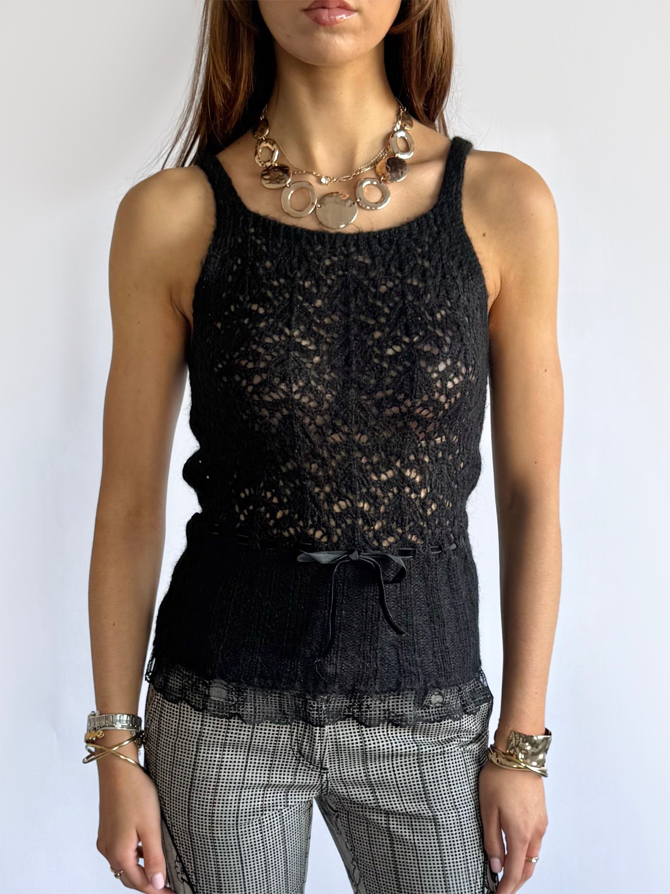 Mohair Knit Cami - Size M